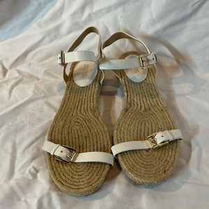 MK whit sandals